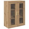 vidaXL Highboard Umjetnički hrast 69,5 x 34 x 180 cm Konstruirano drvo