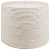 vidaXL Uže od jute 8 mm Bijela 100% Juta Tossa