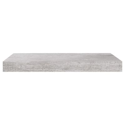 vidaXL Plutajuća zidna polica siva boja betona 50 x 23 x 3,8 cm MDF