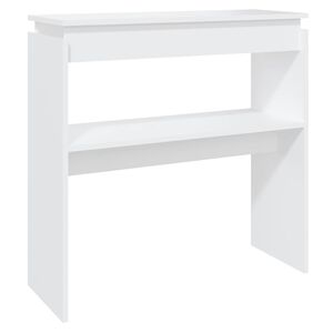 vidaXL Konzolni stol bijeli 80 x 30 x 80 cm od konstruiranog drva