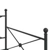 vidaXL Krevet na rasklapanje bez madraca crni 107x203 cm čelik
