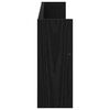 vidaXL Polica za časopise Crni hrast 80 x 12 x 30 cm Konstruirano drvo
