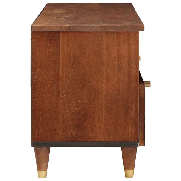 vidaXL Kabineti i police za skladištenje medija s ladicama Smeđa