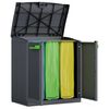 Keter ormarić za reciklažu Moby Compact Recycling System sivi 100 cm