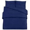 vidaXL Set posteljine za poplun modri 200x220 cm lagana mikrovlakna