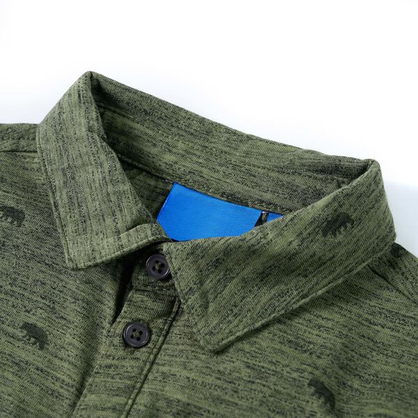 Dječja košulja kaki prošarana 92