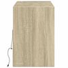 vidaXL Zidni TV ormarić LED boja hrasta sonome 130 x 31 x 45 cm