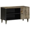 vidaXL TV ormarić svijetlo sivi 80x31,5x46 cm Puno drvo Mango
