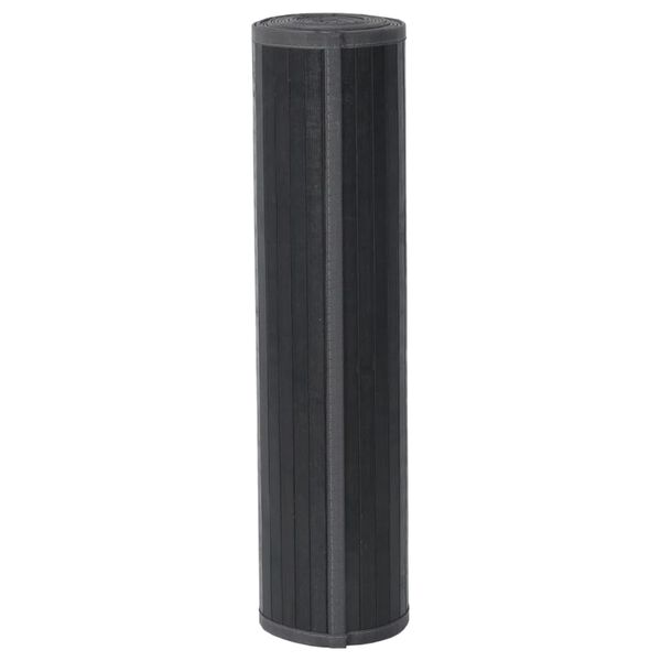 vidaXL Tepih pravokutni sivi 60 x 200 cm od bambusa