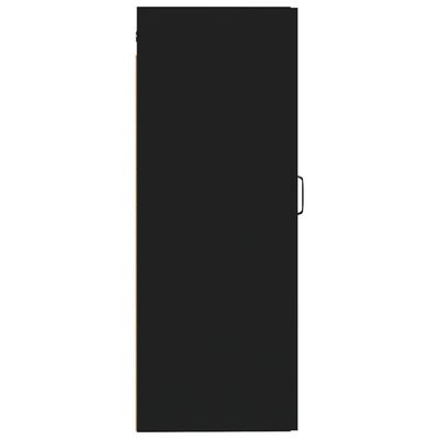vidaXL Viseći ormarić crni 35 x 34 x 90 cm od konstruiranog drva