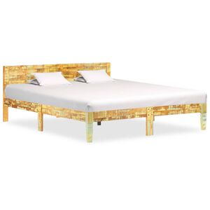 vidaXL Okvir za krevet od masivnog obnovljenog drva 180 x 200 cm