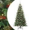 vidaXL Umjetno božićno drvce s nogom s stalakom Zelena 210 cm PE i PVC