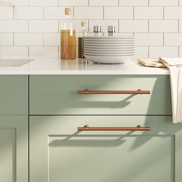 vidaXL Ručke za ormarić 5 kom brončane 192 mm od nehrđajućeg čelika