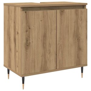 vidaXL Kupaonski ormarić Artisan hrast 58x33x60 cm konstruirano drvo