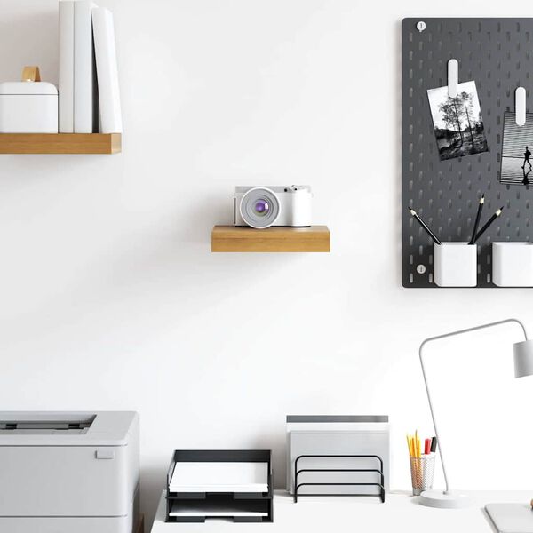 vidaXL Polica na zidu Zidne Smeđa 23 x 23,5 x 4 cm Konstruirano drvo