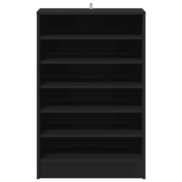 vidaXL Ormarić za cipele crni 60 x 35 x 92 cm konstruirano drvo