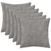 vidaXL Jastuk 6 kom. HEERLEN Svjetlosiva 30 x 30 cm Mikrofibra Flis