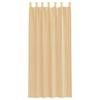 vidaXL Voile zavjese s džepovima za &scaron;ipke 2 kom boja pijeska