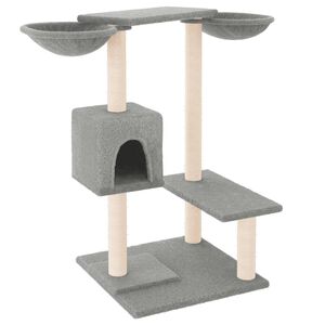 vidaXL Penjalica za mačke sa stupovima za grebanje svjetlosiva 82 cm