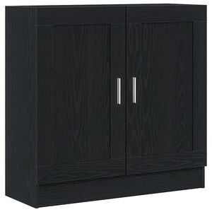 vidaXL Ormarić za knjige Crni hrast 82,5 x 30,5 x 80 cm