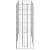 vidaXL Gabionska sadilica od pocinčanog čelika 90 x 30 x 90 cm