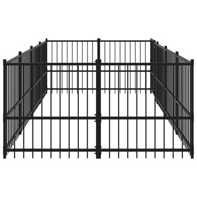 vidaXL Vanjski kavez za pse čelični 7,51 m²