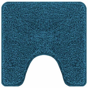 vidaXL Prostirka protiv klizanja s izrezom za WC Plava 50 x 50 cm PP