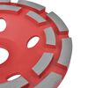 Dijamantna lončasta brusna ploča s duplim rubom, 180 mm