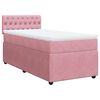 vidaXL Box spring krevet s madracem ružičasti 90x190 cm bar&scaron;unasti