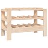 vidaXL Stalak za vino 61,5x30x42 cm od masivne borovine