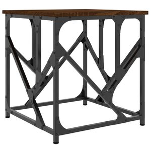 vidaXL Stolić za kavu boja hrasta 45x45x47,5 cm konstruirano drvo