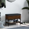 vidaXL Klupa za cipele smeđa boja hrasta 62x32x45 cm konstruirano drvo