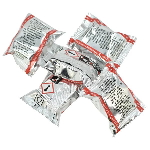 vidaXL Tablete za či&scaron;ćenje toaletne &scaron;koljke 50 kom za či&scaron;ćenje pisoara