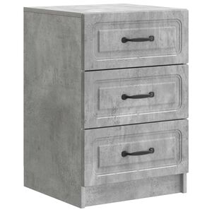 vidaXL Noćni ormar Betonska siva 43 x 41 x 63,5 cm Konstruirano drvo