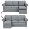 vidaXL Sofa Svijetlo siva
