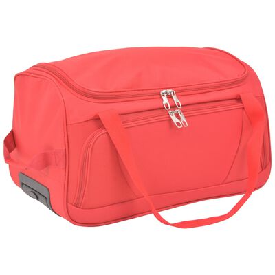 vidaXL 3-dijelni set prtljage crveni