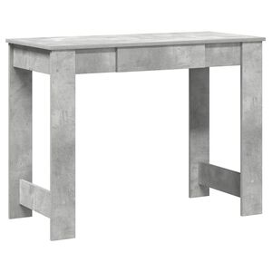 vidaXL Radni stol boja betona 100x45x75 cm od konstruiranog drva