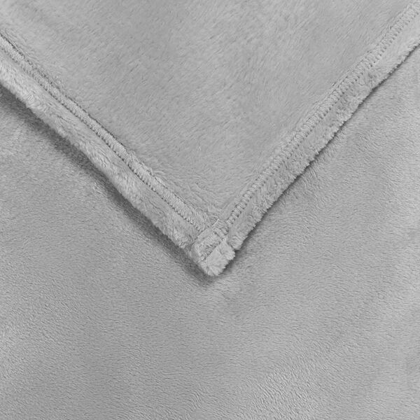 vidaXL Pokrivači za bacanje 6 pcs Siva 220 x 240 cm Runo