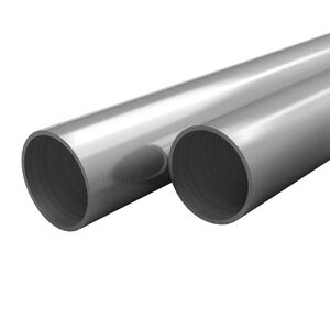 vidaXL Cijevi od nehrđajućeg čelika 2 kom okrugle V2A 2m &Oslash; 42 x 1,8 mm