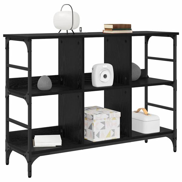 vidaXL Kreveta Crni hrast 102 x 32 x 73,5 cm