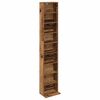 vidaXL CD ormar Staro drvo 33 x 23,5 x 175 cm Konstruirano drvo