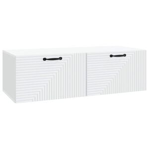 vidaXL TV ormar za zid Zidne Bijela 98 x 41 x 30 cm Konstruirano drvo