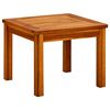 vidaXL Vrtni stolić za kavu 45 x 45 x 36 cm masivno bagremovo drvo