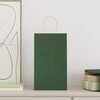 vidaXL Papirnate vrećice 50 kom s ručkama zelene 21x11x36 cm
