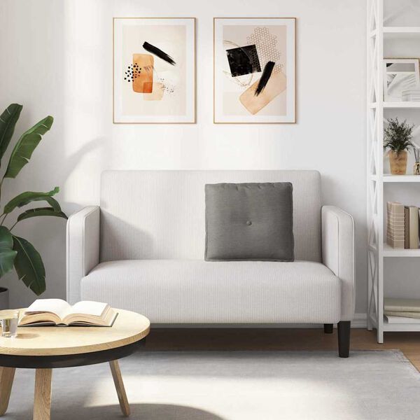 vidaXL Jastuk za leđa Svijetlo siva 50 x 45 cm Kordura tekstil