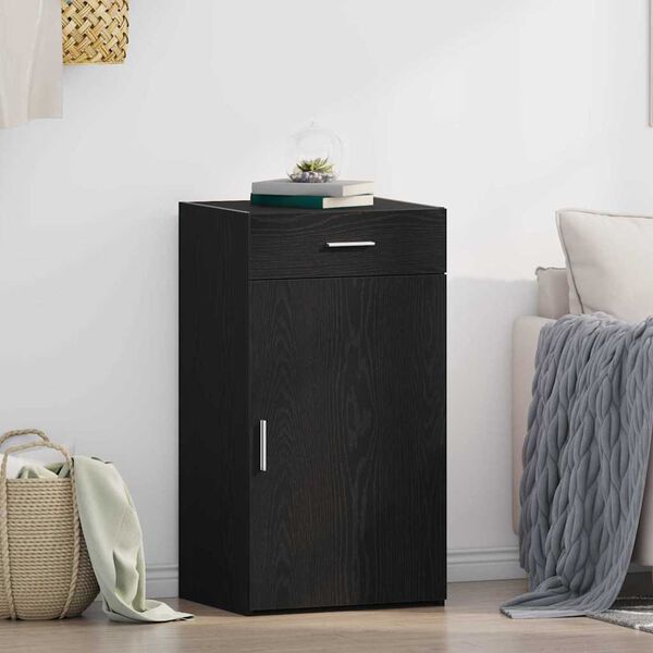 vidaXL Kreveta s ladicama Crni hrast 50 x 42,5 x 93 cm