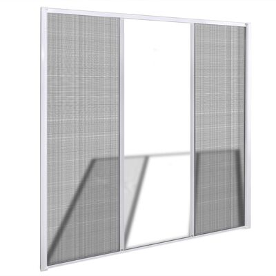Zaslon protiv insekata za dvostruka vrata, 215 x 215 cm, bijeli