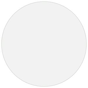 vidaXL Za&scaron;tita za stol prozirna &Oslash; 120 cm 1,6 mm PVC