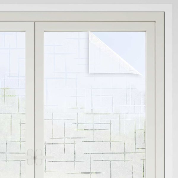 vidaXL Statistički filmski pokrov za prozore Uzorak zvijezda PVC