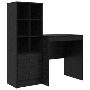 vidaXL Stol Crni hrast 115,5 x 50 x 127 cm 2 kom.